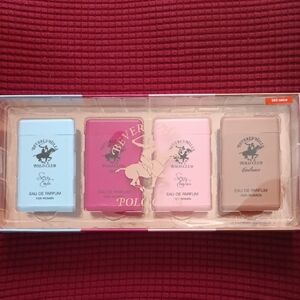 Beverly Hills Polo Club Women's Fragrance Set - Pink, Cream, Brown